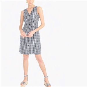 Button-down Gingham Dress